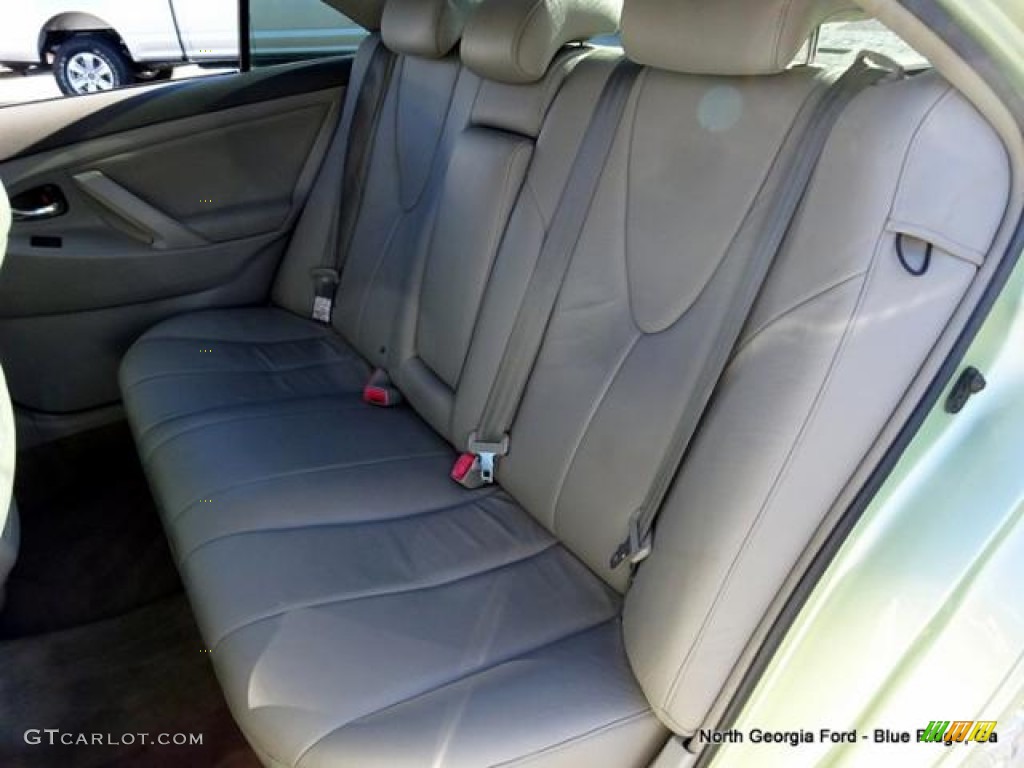 2007 Camry Hybrid - Jasper Green Pearl / Bisque photo #13