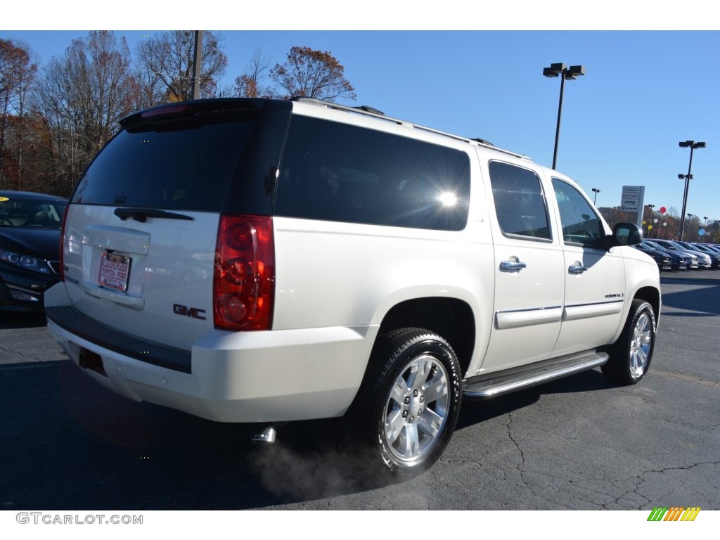 2008 Yukon XL SLT 4x4 - Summit White / Ebony photo #3