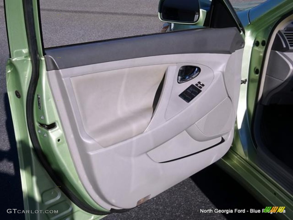 2007 Camry Hybrid - Jasper Green Pearl / Bisque photo #27