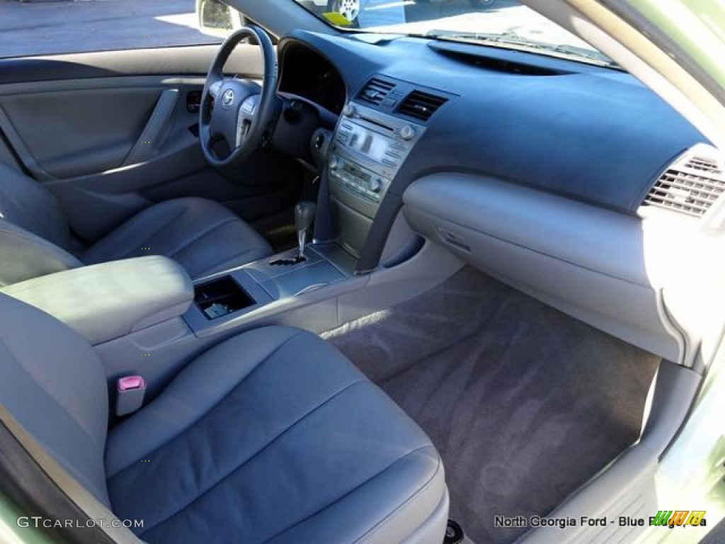 2007 Camry Hybrid - Jasper Green Pearl / Bisque photo #29