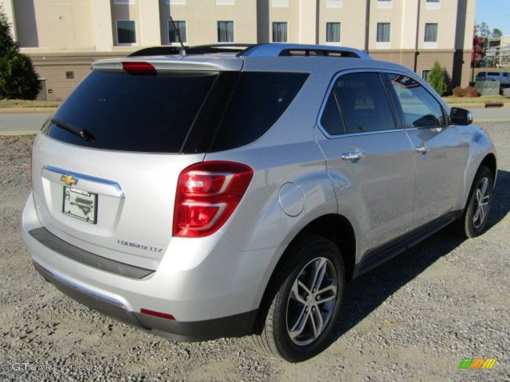 2016 Equinox LTZ - Silver Ice Metallic / Jet Black photo #5