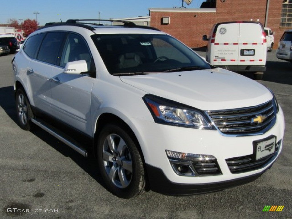 2016 Traverse LTZ - Summit White / Ebony photo #1