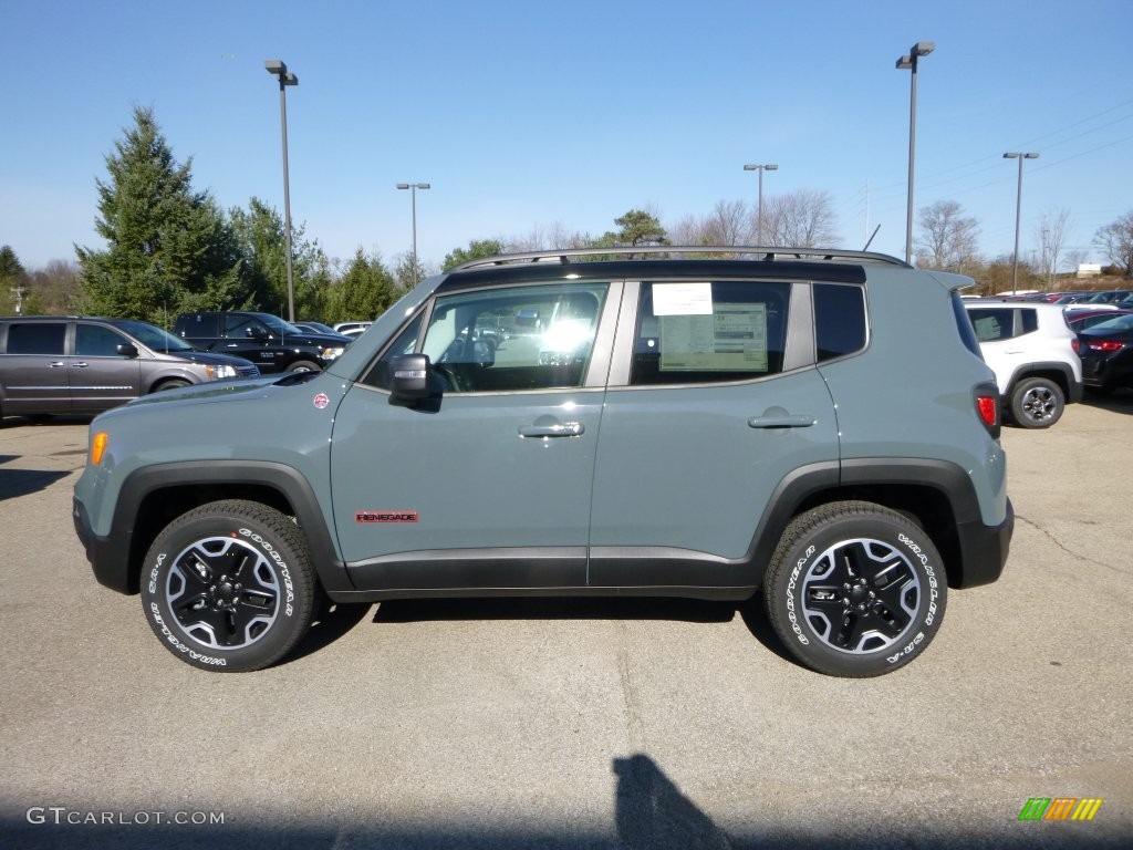 2016 Renegade Trailhawk 4x4 - Anvil / Black photo #3