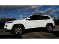 2016 Bright White Jeep Cherokee Limited 4x4  photo #3