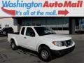 Avalanche White 2010 Nissan Frontier XE King Cab