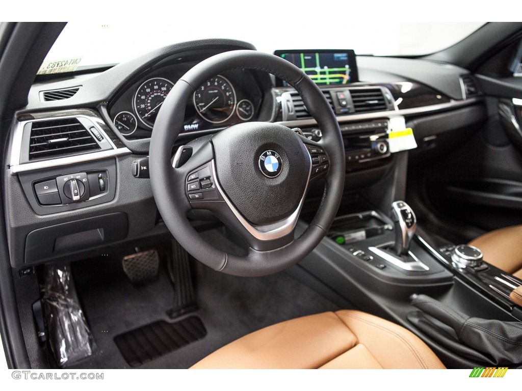Saddle Brown Interior 2016 BMW 3 Series 328i Sedan Photo #108941137