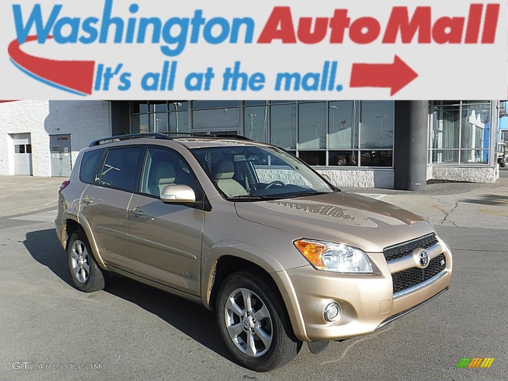 2010 RAV4 Limited V6 4WD - Sandy Beach Metallic / Sand Beige photo #1