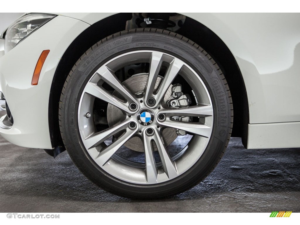 2016 3 Series 328i Sedan - Alpine White / Saddle Brown photo #10