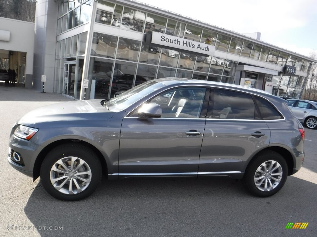 2016 Q5 2.0 TFSI Premium quattro - Monsoon Gray Metallic / Black photo #2