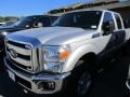 2016 Ingot Silver Metallic Ford F350 Super Duty XLT Crew Cab 4x4  photo #2