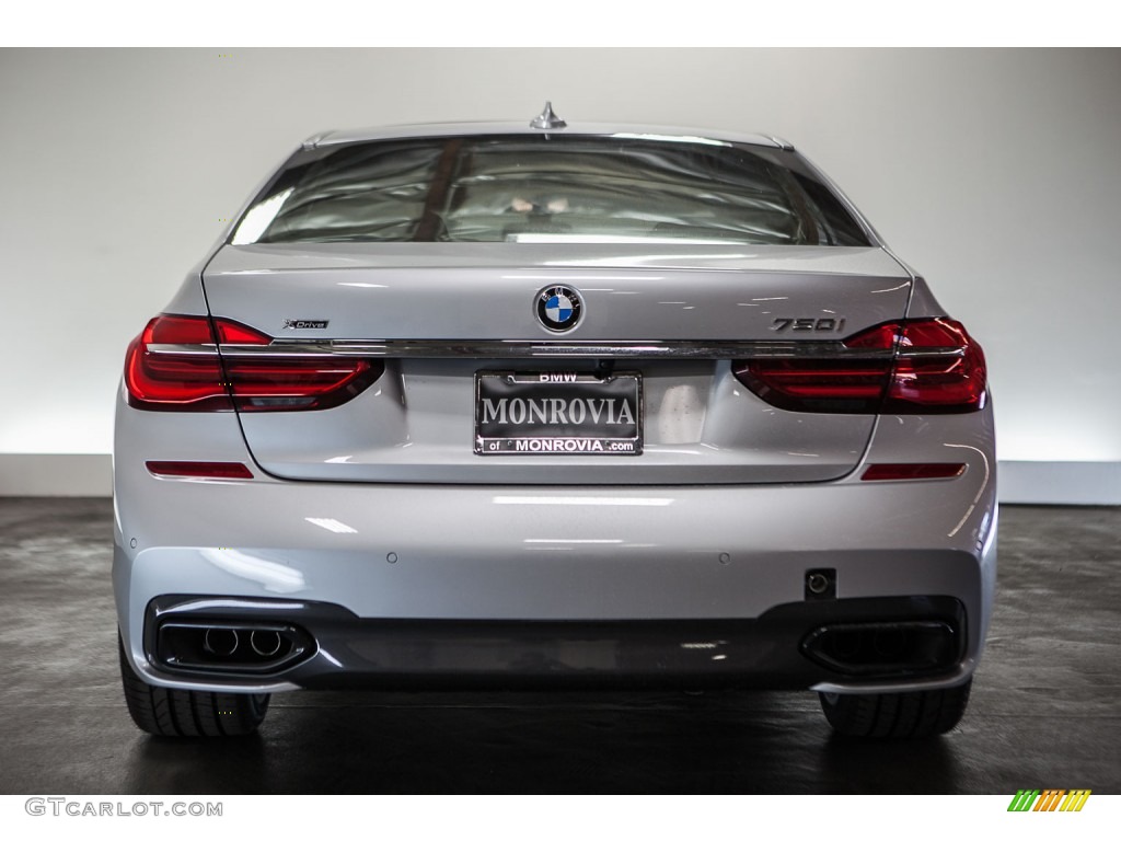 2016 7 Series 750i xDrive Sedan - Glacier Silver Metallic / Ivory White photo #2
