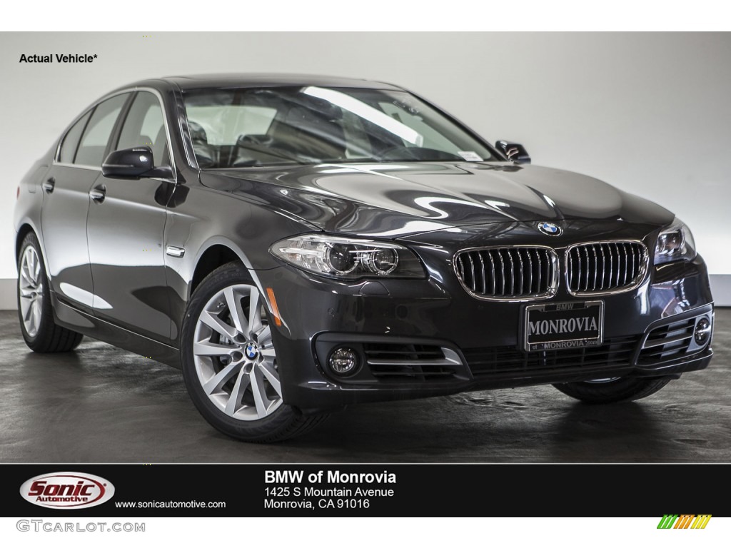 2016 5 Series 535i Sedan - Dark Graphite Metallic / Black photo #1