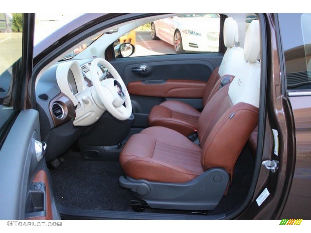 2013 500 c cabrio Lounge - Espresso (Brown) / Marrone/Avorio (Brown/Ivory) photo #3
