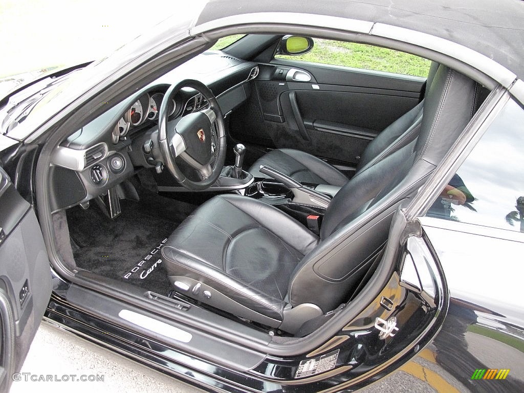 2005 911 Carrera S Cabriolet - Black / Black photo #53