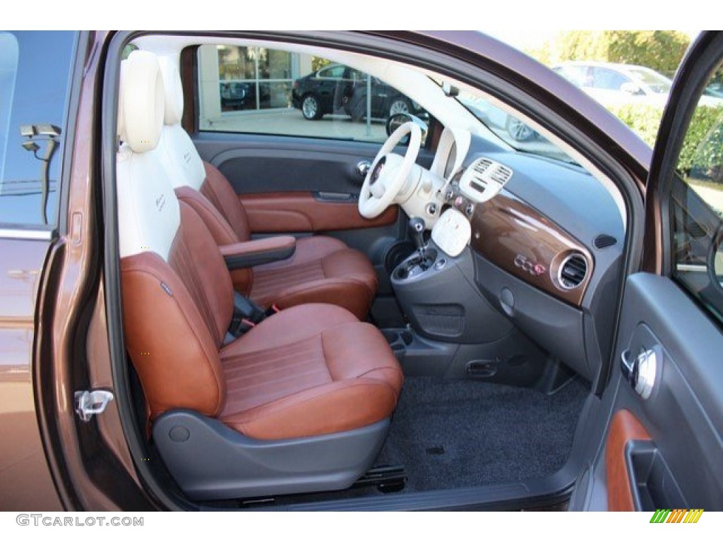 2013 500 c cabrio Lounge - Espresso (Brown) / Marrone/Avorio (Brown/Ivory) photo #5