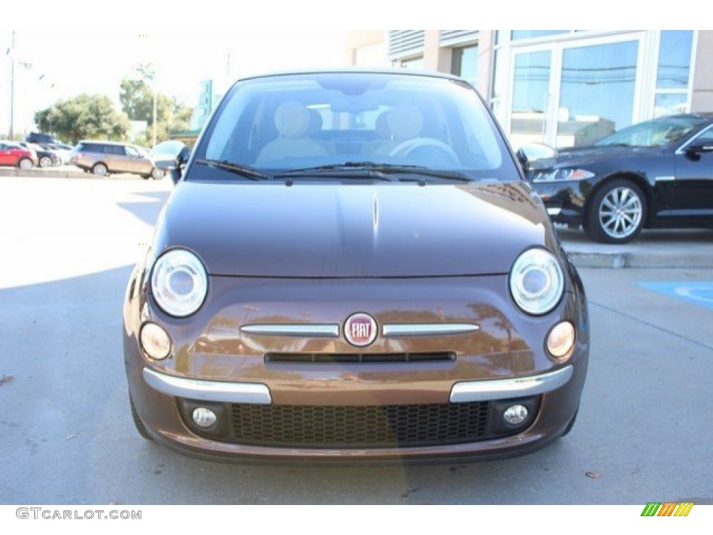 2013 500 c cabrio Lounge - Espresso (Brown) / Marrone/Avorio (Brown/Ivory) photo #6