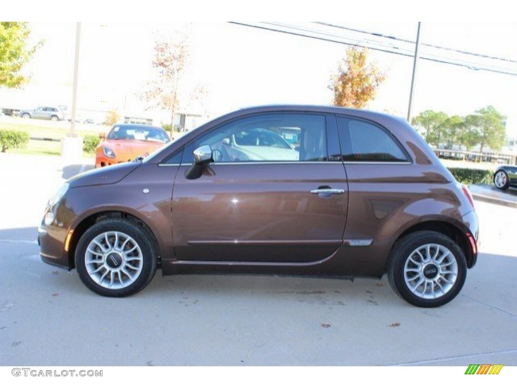 2013 500 c cabrio Lounge - Espresso (Brown) / Marrone/Avorio (Brown/Ivory) photo #8
