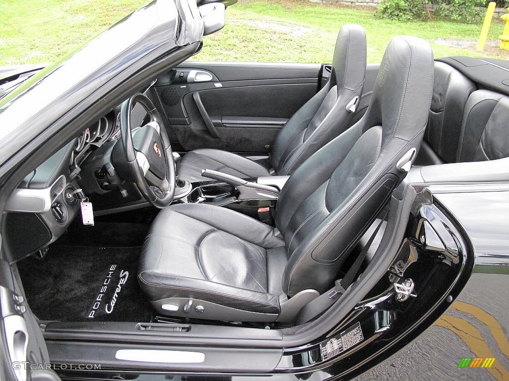 2005 911 Carrera S Cabriolet - Black / Black photo #57