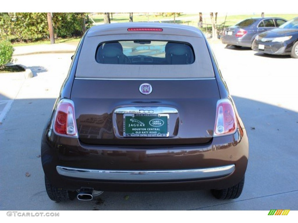 2013 500 c cabrio Lounge - Espresso (Brown) / Marrone/Avorio (Brown/Ivory) photo #10