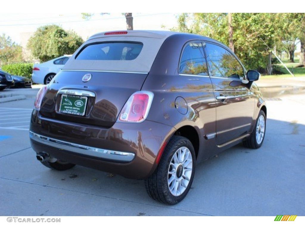 2013 500 c cabrio Lounge - Espresso (Brown) / Marrone/Avorio (Brown/Ivory) photo #11