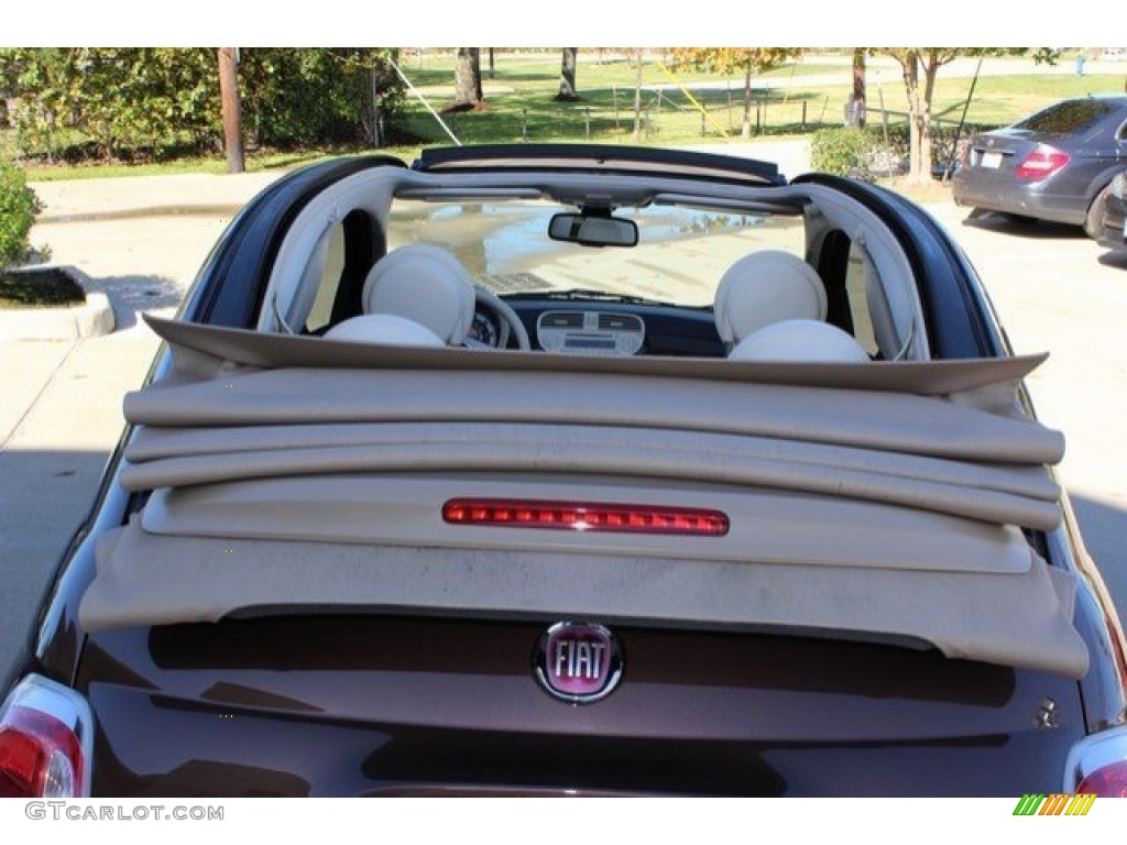 2013 500 c cabrio Lounge - Espresso (Brown) / Marrone/Avorio (Brown/Ivory) photo #13