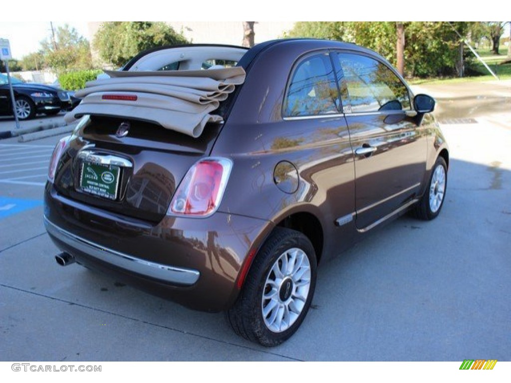 2013 500 c cabrio Lounge - Espresso (Brown) / Marrone/Avorio (Brown/Ivory) photo #15