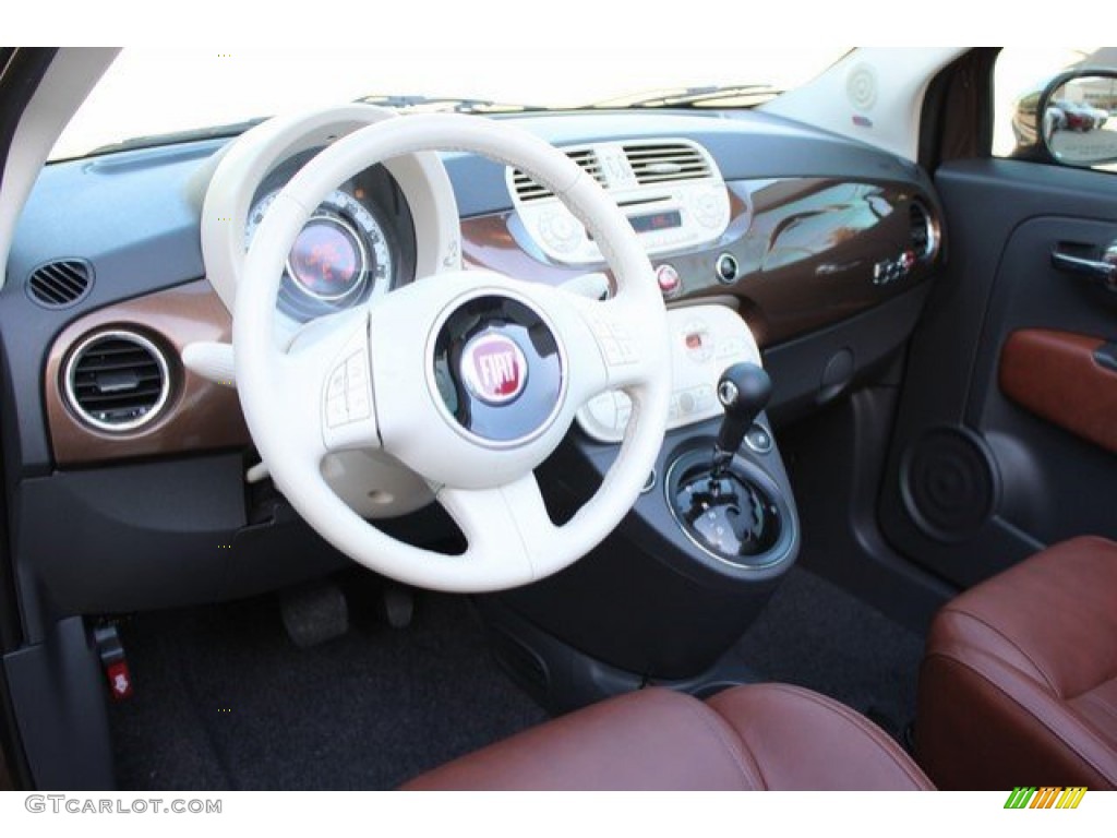 2013 500 c cabrio Lounge - Espresso (Brown) / Marrone/Avorio (Brown/Ivory) photo #16