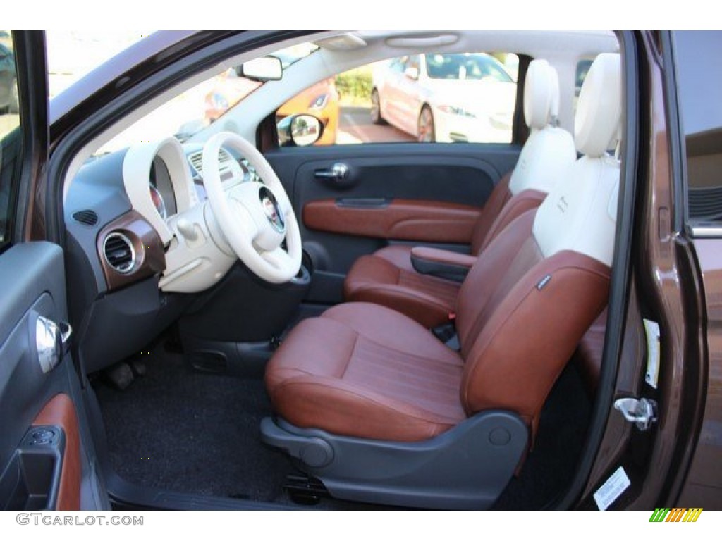 2013 500 c cabrio Lounge - Espresso (Brown) / Marrone/Avorio (Brown/Ivory) photo #32