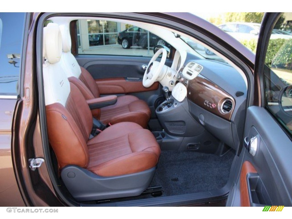 2013 500 c cabrio Lounge - Espresso (Brown) / Marrone/Avorio (Brown/Ivory) photo #35