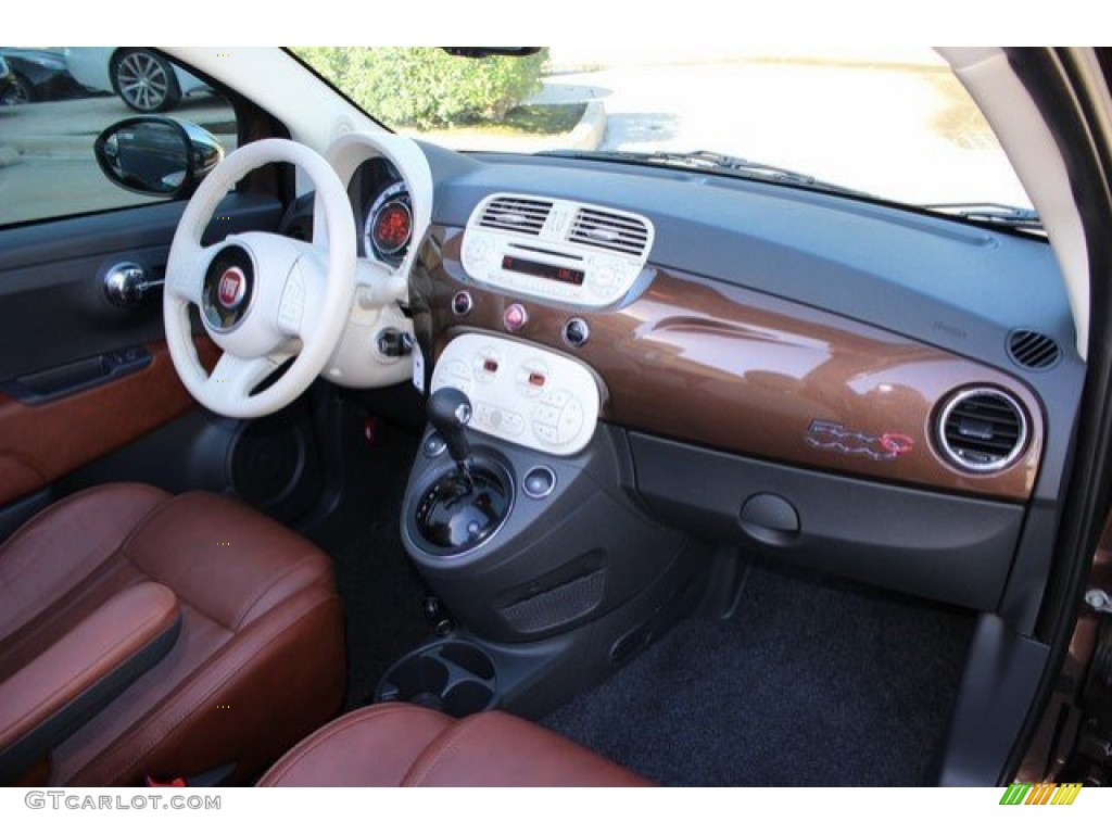 2013 500 c cabrio Lounge - Espresso (Brown) / Marrone/Avorio (Brown/Ivory) photo #36