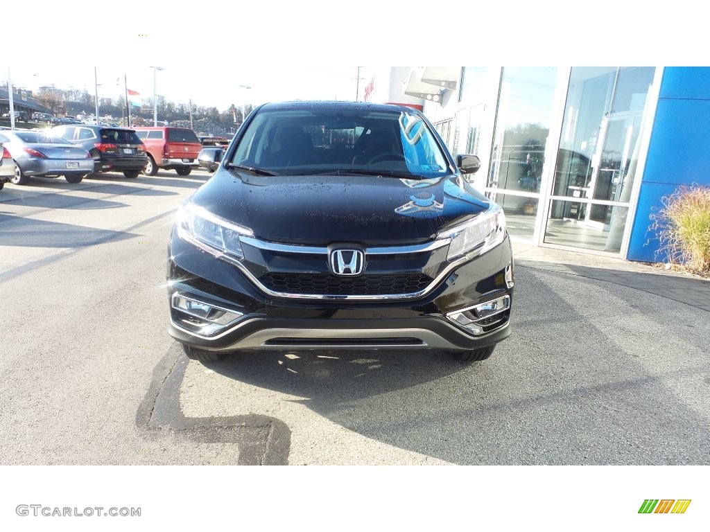 2016 CR-V EX AWD - Crystal Black Pearl / Black photo #3