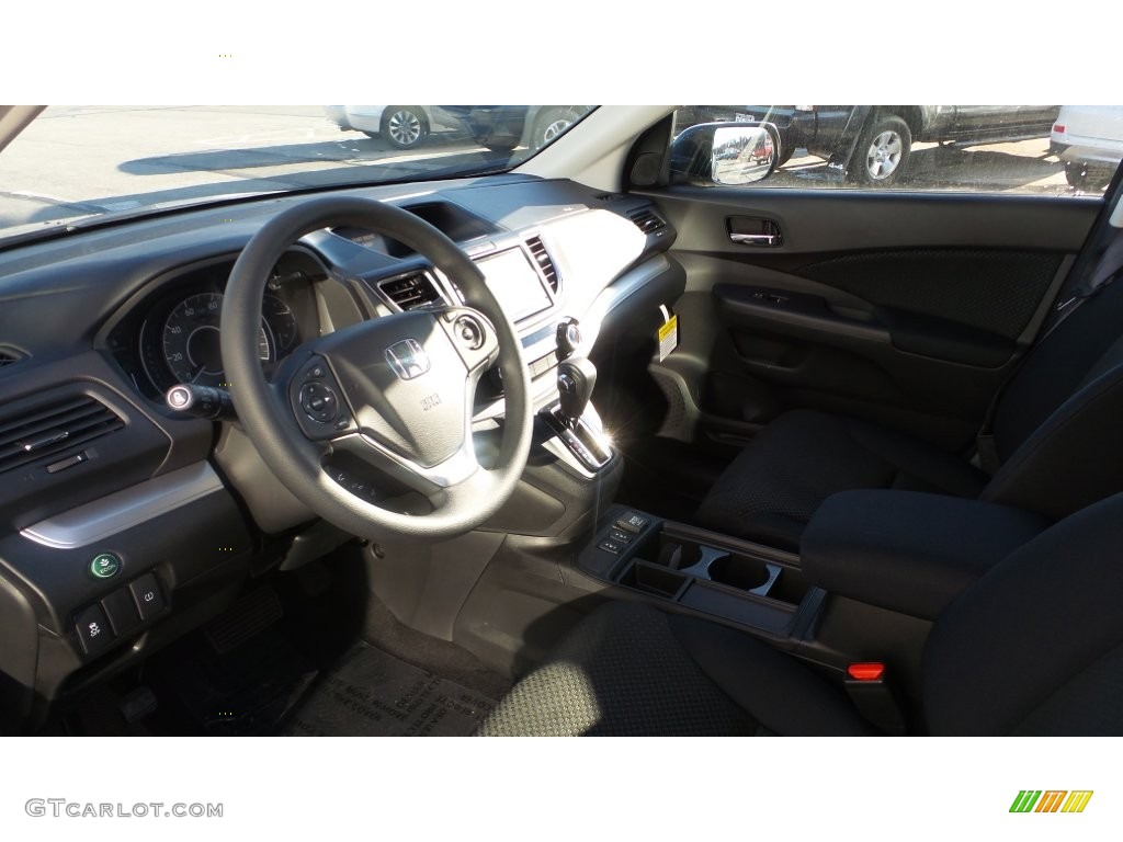 2016 CR-V EX AWD - Crystal Black Pearl / Black photo #7