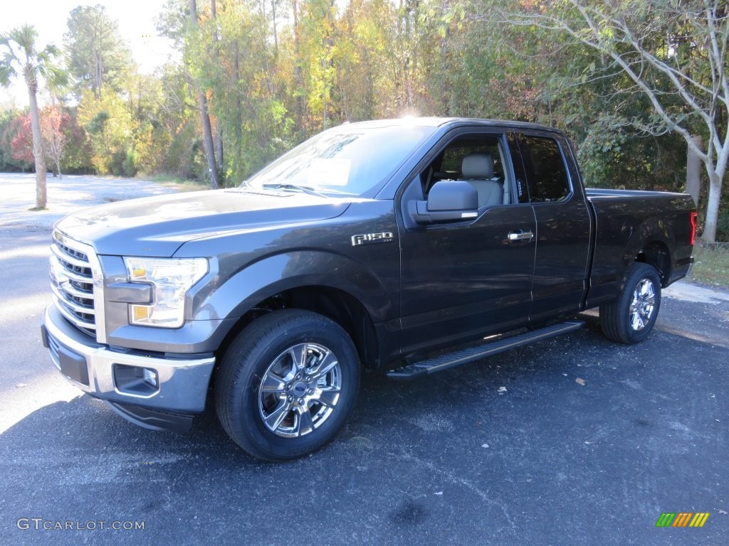 2016 F150 XLT SuperCab - Magnetic / Medium Earth Gray photo #12