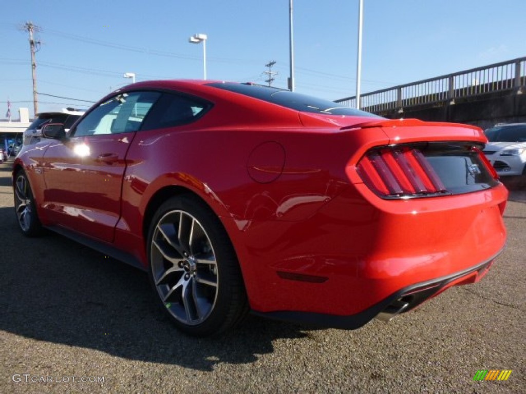 2016 Mustang GT Premium Coupe - Ruby Red Metallic / Ebony photo #4