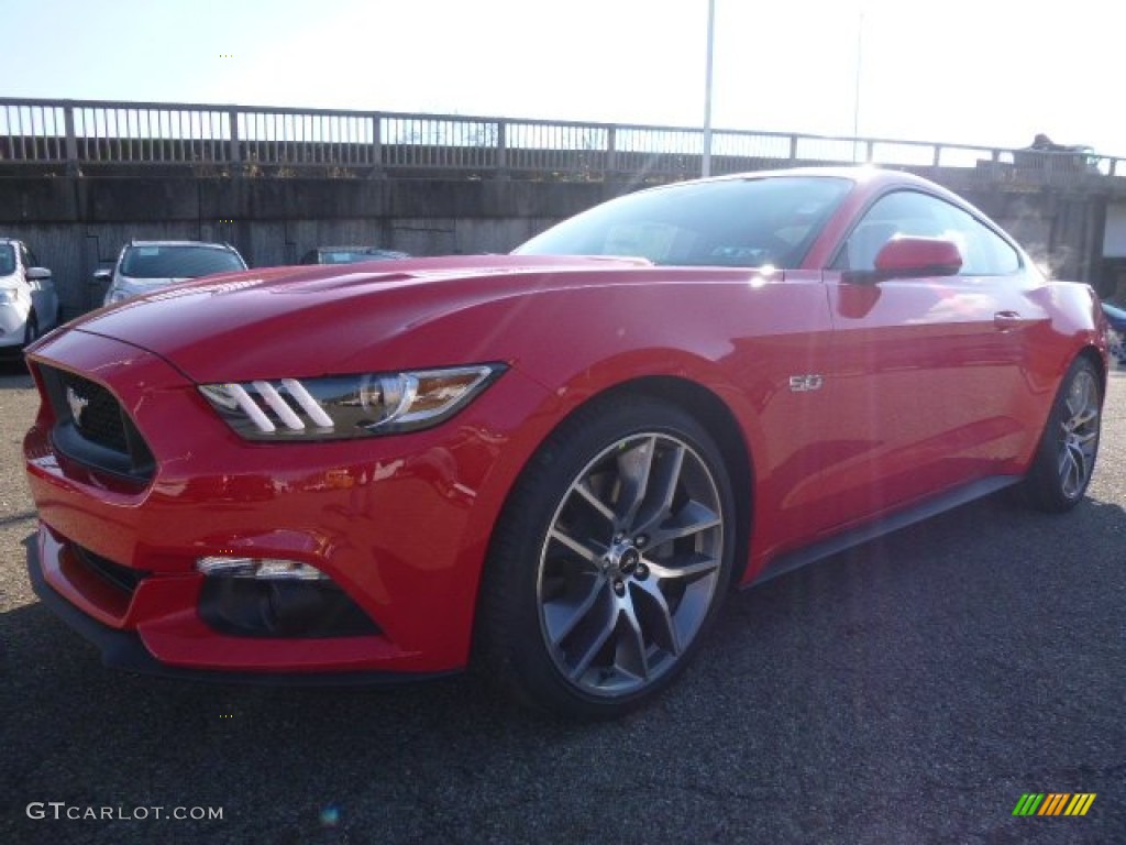 2016 Mustang GT Premium Coupe - Ruby Red Metallic / Ebony photo #6