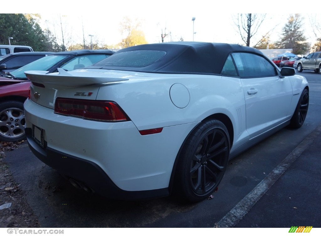 2014 Camaro ZL1 Convertible - Summit White / Black photo #3