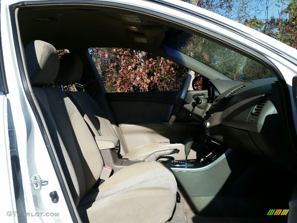 2006 Altima 2.5 S - Satin White Pearl / Blond photo #11
