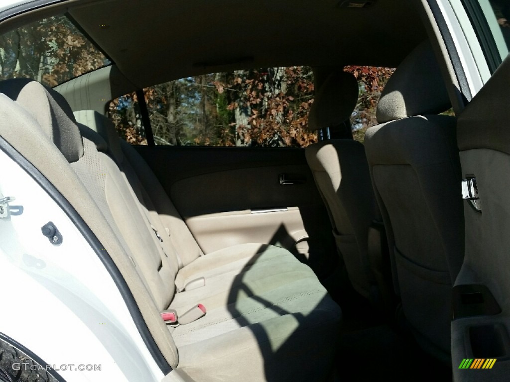 2006 Altima 2.5 S - Satin White Pearl / Blond photo #13