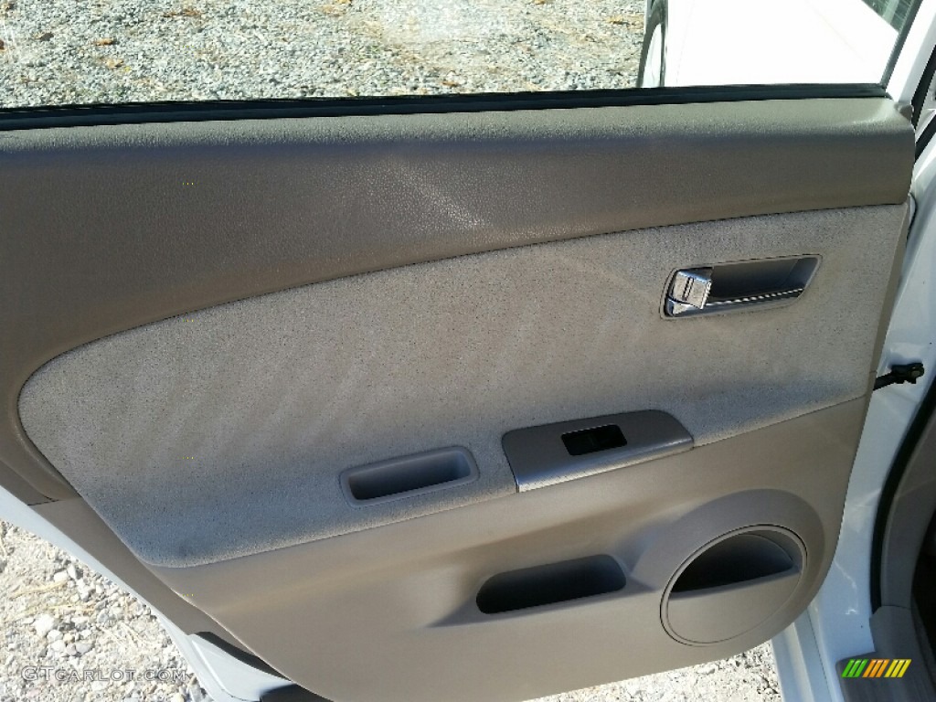 2006 Altima 2.5 S - Satin White Pearl / Blond photo #21