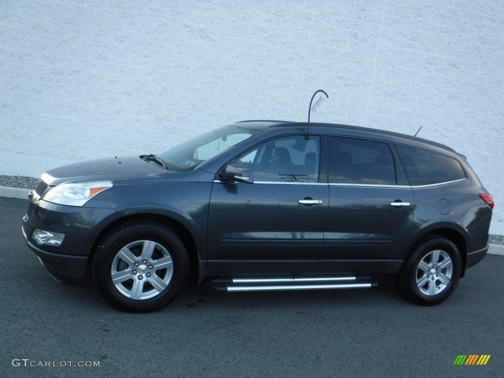 2011 Traverse LT AWD - Cyber Gray Metallic / Dark Gray/Light Gray photo #2