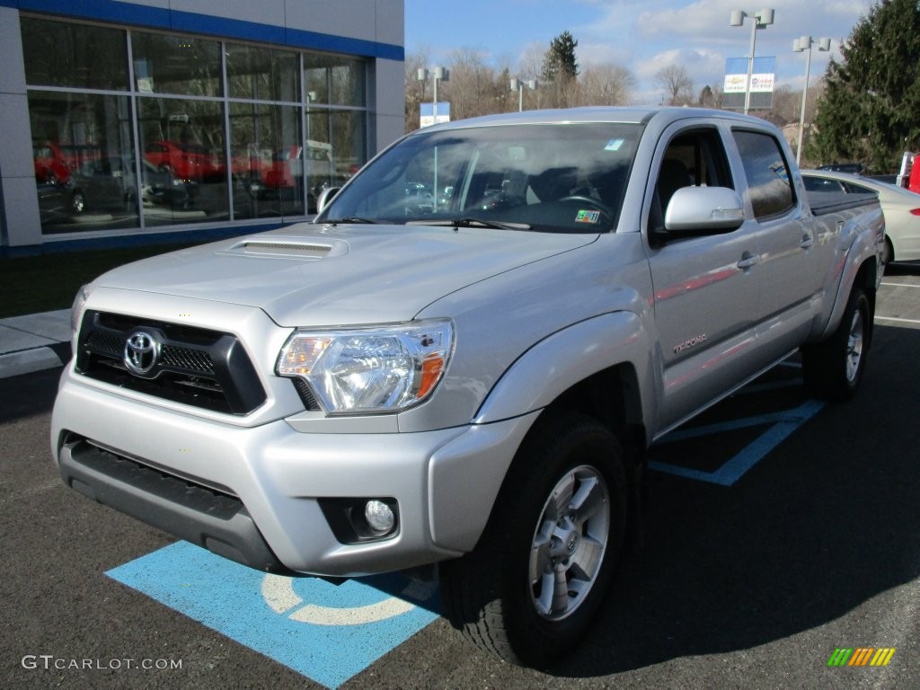 2013 Tacoma V6 SR5 Double Cab 4x4 - Silver Streak Mica / Graphite photo #18