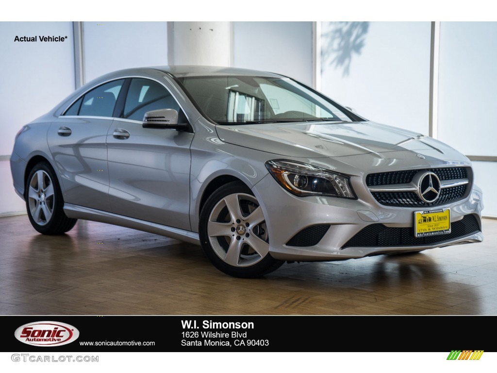 2016 CLA 250 - Polar Silver Metallic / Black photo #1