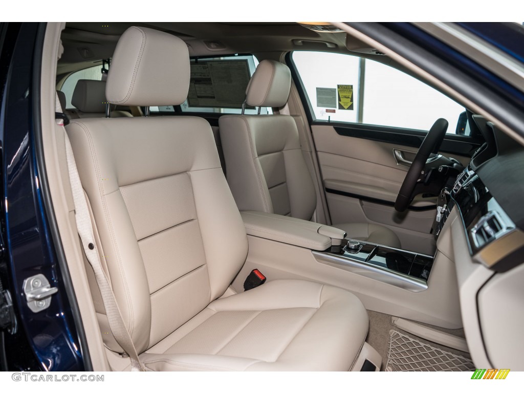 2016 E 350 4Matic Wagon - Lunar Blue Metallic / Silk Beige/Espresso Brown photo #2
