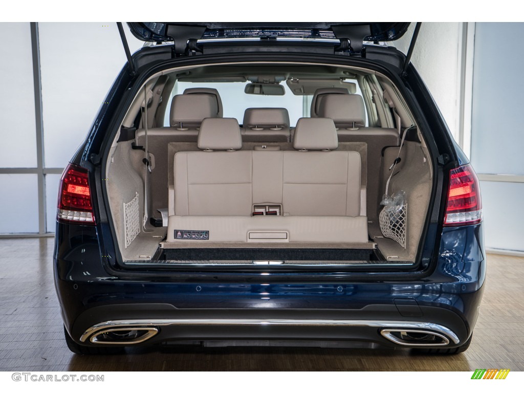 2016 E 350 4Matic Wagon - Lunar Blue Metallic / Silk Beige/Espresso Brown photo #5