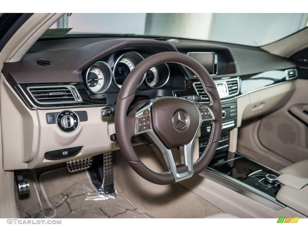 2016 E 350 4Matic Wagon - Lunar Blue Metallic / Silk Beige/Espresso Brown photo #6