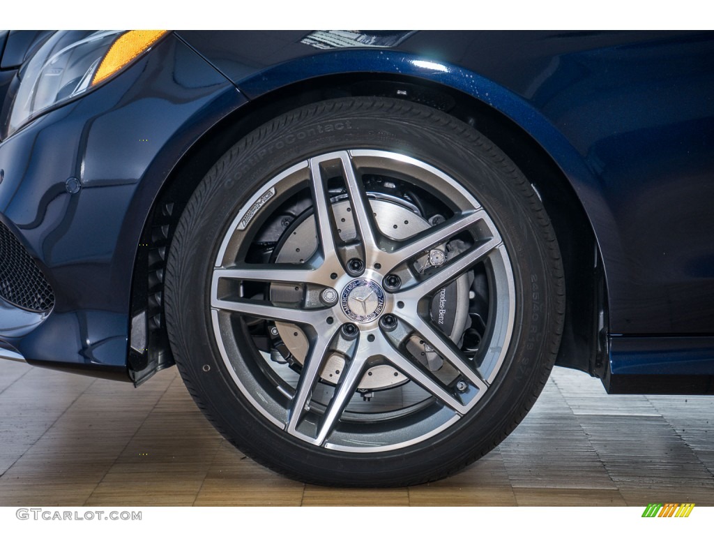 2016 E 350 4Matic Wagon - Lunar Blue Metallic / Silk Beige/Espresso Brown photo #10