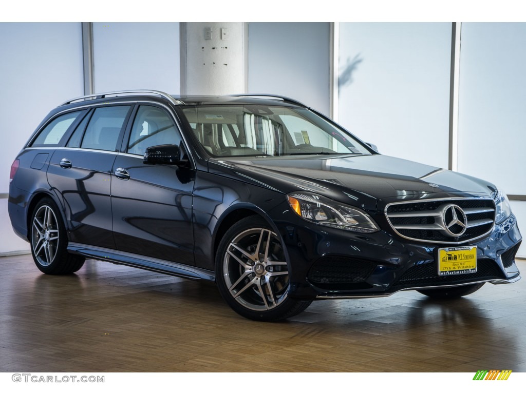 2016 E 350 4Matic Wagon - Lunar Blue Metallic / Silk Beige/Espresso Brown photo #12
