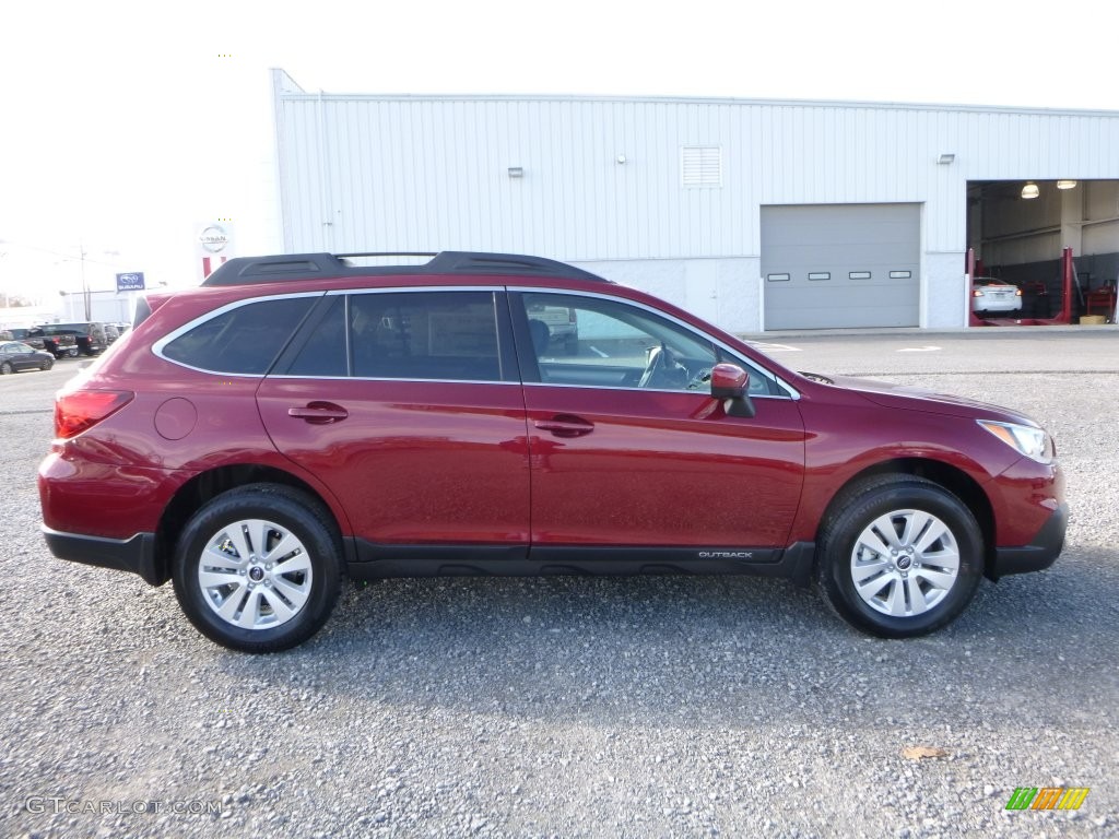 2016 Outback 2.5i Premium - Venetian Red Pearl / Slate Black photo #3