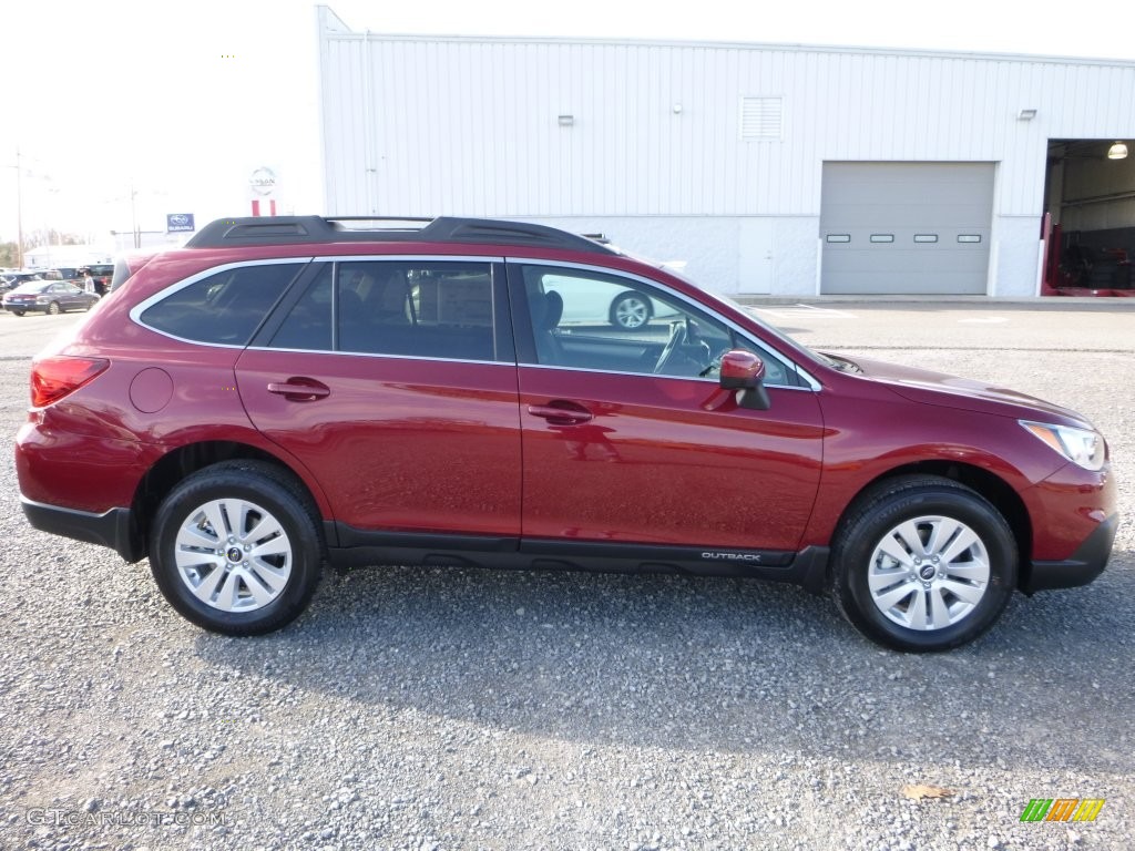 2016 Outback 2.5i Premium - Venetian Red Pearl / Slate Black photo #8