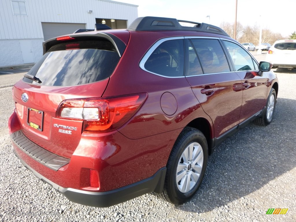 2016 Outback 2.5i Premium - Venetian Red Pearl / Slate Black photo #9